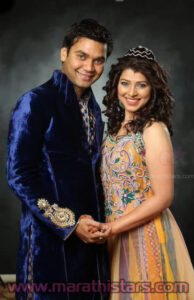 Tejaswini Pandit with husband Bhushan Bopche
