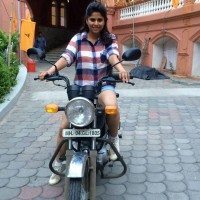 Marathi Actress Sai Tamhankar Bike Ride