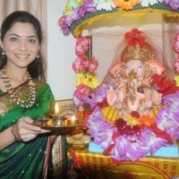 Sonalee Kulkarni - Celebrating Ganesha Chathurthi