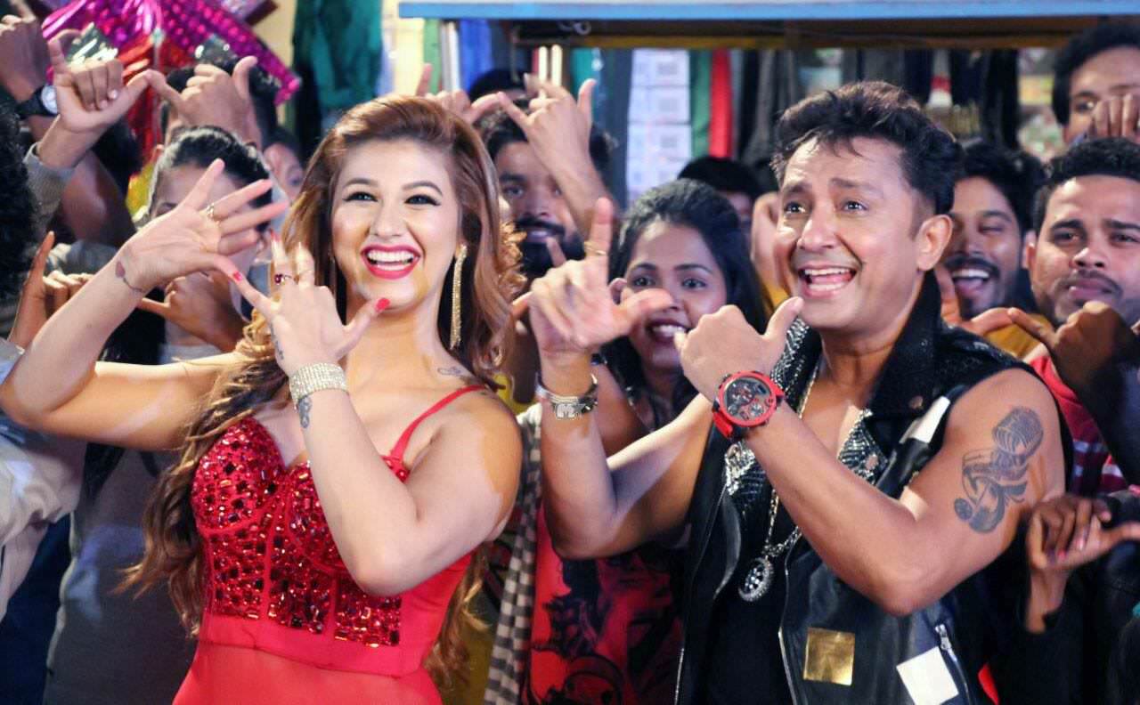 Muhurat of RAJA with a song by Sukhwinder Singh