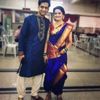 Amey Wagh with Wife Sajiri Deshpande