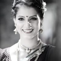 Sarita Mehendale Joshi black and white